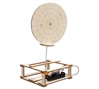 Wooden DIY Radar Detector Science Experiments Kit for Kids - STEM Electronic Engineering Project, Build Your Own Radar Model with Motorized Base, Educational Science Kits for Boys & Girls Ages 8-14