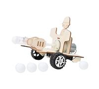 Wooden DIY Science Building Kit, STEM Educational Activity Toy for Kids Age 8 9 10 11 12, Hands-On Experiments & Assembly Project