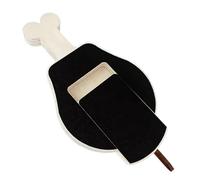 Wooden Dog Claw Scratch Board,Bone Shape Dog Nail Scratchingi Board File, Scratch Pad for Nails,Puppy Scratchboard GrindingBoard,Wood Nail File Scratcher Trimming Toy Pad for Small,Medium