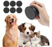 Wooden Dog Nail File, Nail File with 6 Interchangeable File Discs, Scratching Board for Dogs, Safe and Effortless Nail Care, Dog Scratching Board Ensures Smooth and Healthy Claws in Cats and Dogs
