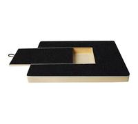 Wooden Dog Nail Scraper with Pull-Out Repair Function Filing Board Interactive Pet Supply for Stress Relief Paw Care