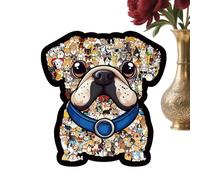 Wooden Dog Puzzle Box,Fun Challenging Precise Toy | Wooden Dog Jigsaw Puzzles | for Adults Kids Home Wall Shelf Art Display Family Friends Pet Lovers Activity Entertainment