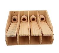 Wooden Dog Puzzle Toy, Interactive Toys for Boredom, IQ Training Mental Brain Stimulation Reduce Treat Puzzle Dog Toy for Small to Large Dogs