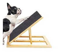 Wooden Dog Scratch Board, Foldable Scratch Pad, 14.96x9.84x5.91 Inches Pet Claw Care Tool, Functional Furniture Piece for Indoor Outdoor Travel Home Maintenance and Comfortable Puppy Grooming Routine