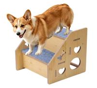 Wooden Dog Stairs Non-Slip Wooden Step