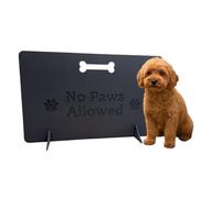 Wooden Dog Stopper Black Stain - No-Drill Safety Gate for Doorways & Stairs - Lightweight, Portable, Easy Access, No Paws Allowed Pet (SIZE HIGHT X WIDTH) (Black Stain, 30cm x 75cm)