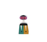 Happy Family: Wooden Dolls Holzpuppen von Vitra Eine umfangreiche Sammlung von menschlichen und tierischen Figuren aus Holz - die Wooden Dolls von Vitra sind so unterschiedlich in ihrem Aussehen und doch haben sie als Familie viel gemeinsam: Sie sind aus Tannenholz gefertigt und werden handbemalt ! Alexander Girard entwarf sie 1953 als Dekoration für sein eigenes Haus in Santa Fe . Diese Originale befinden sich im Vitra Design Museum und dienen als Vorbild für die neue Re-edition . Durch die Handbemalung entstehen feine Abweichungen, die jede Holzfigur zu einem einmaligen und individuellen Exemplar machen. Alexander Girard Als prägende Figur der amerikanischen Designs der Nachkriegszeit ist Alexander Girard bekannt. Der Amerikaner wurde 1907 geboren. Girard hatte ursprünglich Architektur studiert doch im Laufe seiner Karriere agierte er als Möbel-, Grafik-, Ausstellungs- und Interior-Designer . Einen Schwerpunkt seines Schaffens stellte das Textildesign dar. Abstrakte, geometrische Formen und eine Vielzahl von Farbkonstellationen sind Beispiele für sein Werk. Material und Format Die Wooden Dolls werden aus massivem Tannenholz gefertigt und in liebevoller Handarbeit bemalt. Sie werden in einer hochwertig bedruckten Holz Box mit einer Broschüre geliefert. Je nach Motiv sind sie unterschiedlich groß: Wooden Doll 1 : B 5 cm x H 27,5 cm Wooden Doll 2: B 8 cm x H 18,5 cm Wooden Doll 3: B 8 cm x H 14,5 cm Wooden Doll 4: B 8 cm x H 27 cm Wooden Doll 5: B 5 cm x H 27 cm Wooden Doll 6: B 7 cm x H 17,5 cm Wooden Doll 7: B 4,5 cm x H 30,5 cm Wooden Doll 8: B 7 cm x H 21 cm Wooden Doll 9: B 6 cm x H 20,5 cm Wooden Doll 10: B 7,5 cm x H 16 cm Wooden Doll 11: B 7,5 cm x H 20 cm Wooden Doll 12: B 8 cm x H 18 cm Wooden Doll 13: B 7 cm x H 17,5 cm Wooden Doll 14: B 5 cm x H 26 cm Wooden Doll 15: B 7 cm x H 15 cm Wooden Doll 16: B 4,5 cm x H 25 cm Wooden Doll 17: B 8 cm x H 14,5 cm Wooden Doll 18: B 7 cm x H 15,5 cm Wooden Doll 19: B 7,5 cm x H 15,5 cm Wooden Doll 20: B 5 cm x H 23,5 cm Wooden Doll 21: B 7,5 cm x H 18 cm Wooden Doll 22: B 4,5 cm x H 23,5 cm