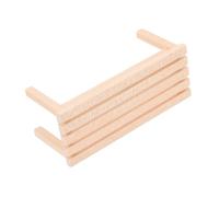 Wooden Dollhouse Long Bench Model Miniature Furniture for Doll House Decor for Bedroom and Outdoor Scenes Crafted From Premium for Collectors and DIY Crafts