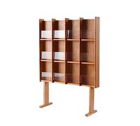 Wooden Dollhouse Miniature Model Bookshelf Home Life Scene Living Room Decor A
