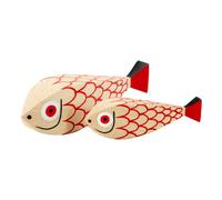 Wooden Dolls Mother Fish & Child Alexander Girard, 1952 Red one size