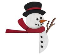 Wooden Door Decorations - Wooden Door Decoration for Christmas Doors, Fun Accessories in Multi-Coloured for Entryway, Hotel, Kitchen, Cabinet, Window, Party, Halloween