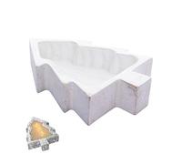 Wooden Dough Bowl - Christmas Tree Serving Plate | In Tree Shape Candle Bowls Decorative Tray - For Sweets Snacks Charcuterie Sushi Country House Table Centrepieces Office Bedroom Living Room