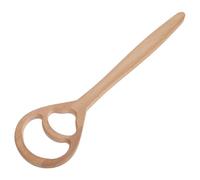Wooden Dough Whisk, Danish Sourdough Mixing Stick for Bread Baking | Natural Solid Wood, Hand-finished Ergonomic Handle, Flow-through Design, for Home Bakers and Pastry Preparation