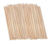 Wooden Dowel Rods, 150 Pcs 200 x 3mm Round Wooden Craft Sticks Unfinished Wood Stick Dowels for Crafts DIY Model Making