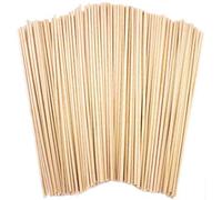 Wooden Dowels 2mm x 148mm - 100 Wooden Sticks for Craft - Dowel Rods Natural Round - Cake Pop Sticks - Dowling Rods for Crafting - Model Making