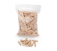 Wooden Dowels Pack of 400 | Solid Beech Hard Wood | Dowel Pins | 8mm x 40mm | Ideal for Professional Carpenters DIY and Craft Projects, by Wfix | Quality dowels produced in Germany