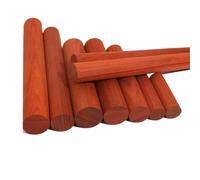 Wooden Dowels Wooden Sticks, Red Rosewood Mahogany Hard Solid Wood Round Rod Sticks for DIY Craft Handicraft Materials(Diameter 3cm)