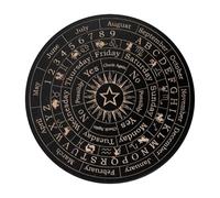 Wooden Dowsing Board Pendulum Sheet Pendulum Mat Natural Stone Pendulum Board for Divination Dowsing Board Wooden Metaphysical Planchet Message Board with Letter Pendulum Board Divination Board