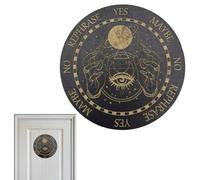 Wooden Dowsing Board - Seven Star Oracle Disc 25 cm, Decoration for Spiritual Messages | Guide to Metaphysical Divination for Ritual Meditation Altar Display Fo