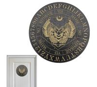 Wooden Dowsing Board - Seven Star Oracle Disc 25 cm, Decoration for Spiritual Messages | Guide to Metaphysical Divination for Ritual Meditation Altar Display Fo