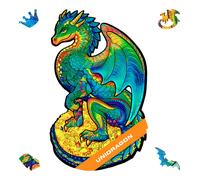 Wooden Dragon Jigsaw Puzzle - Small 16x26cm