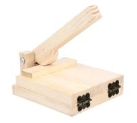 Wooden Dumpling Press Tool 1 Pc Wooden Dough Presser Simple Dumpling Wrapper Mold Ergonomic Handle Easy Clean Kitchen Gadget(Color2)