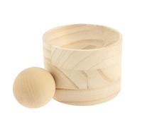 Wooden Dumpling Press Tool Wood Dumpling Maker Press Tool Mold and Ball Manual Dough Skin Presser Hand Pie Rolling Quick Wrapper