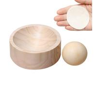 Wooden Dumpling Skin Maker, Handheld Dough Presser for Dumpling Wrappers, Ball Rolling Manual Press Tool, Wrapping Tools for Dumplings, Empanadas Ravioli