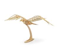 Wooden Eagle Flapping Flight Surface Model Kit Gear-Driven Dynamic Motion
