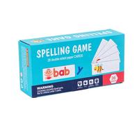 Wooden Early Education Word Game for Kids - English Letter Recognition Puzzle for Kindergarten Learning and Development (White, 22. 5X11X5. 9CM)
