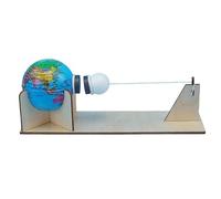 Wooden Earth and Moon Gravity Science Experiments Kit for Kids - DIY Physics Model STEM Science Kits | Hands-On Astronomy Project, Classroom Educational Toy for Students to Explore Universal Gravitati