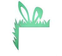 Wooden Easter Bunny Door Corner Decor For Home, Rabbit Motif Door Frame Accent Crafted From Boxwood For Seasonal Indoor And Outdoor Use(4)