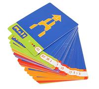 Wooden Educational Architectural Building Blocks Kid Bright Color Toy Set for Logical Thinking Skills Training & Hand Eye Coordination Improvement for Kids and Parents, Eco-Friendly Wood