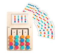 Wooden Educational Colour Sorting Puzzle Game with 12 Cards | Colour Matching Toy for 3 Years and Up Girls Boys School Travel Gift