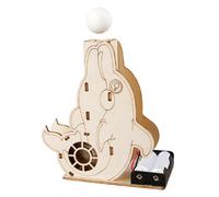 Wooden Electric Air Dolphin Suspension Ball Physics Experiment Set for Classroom Teaching Demonstration Home Learning Air Dolphin Levitation Set