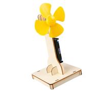 Wooden Electric Fan Model Set for Kids Hands on Physics Learning Educational Project Physics Learning Toy Electric Fan Model for Kids
