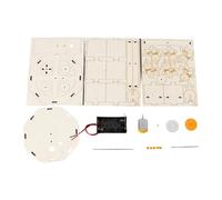 Wooden Electric Rotating Horse Model Set Educational Toy for Children Physics Experiment and Interactive Play Electric Mechanical Assembly Toy
