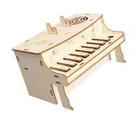 Wooden Electronic Piano Assembly Toy Set for Kids Educational Toy with Music Learning Function Educational Woodworking