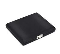 Wooden Elegant Reed Case Holder Box for Oboe Reeds, Protects from Moisture, for Musicians Wooden PU Leather Cover (10PCS)
