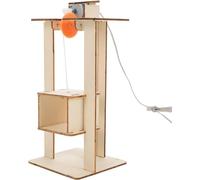Wooden Elevator Kids Stem Projects for Kids Ages 8-12 Science Kits, DIY Model Building Kits for Kids Age 12-14, Elevator Toy for Age 5-8