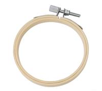 Wooden Embroidery Hoop Round Stitching Frame with Adjustable For Ring for Hand Embroidery Tools, Cross Stitch Hoop Frame, Crewel Needlecraft Projects and DIY Home(8cm)