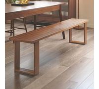 Wooden Entryway Bench, 2-Seater Dining Table Chair for Hallway Foyer Living Room, Original Wood, 120x30x45cm