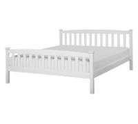Wooden EU Double Size Bed White GIVERNY