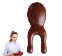Wooden Face Massager - Comfortable Massage Device Smooth Surfaces Natural Wooden Massage Tool | Ergonomic Portable Facial Massager for Nose, Ear, Mouth, Face