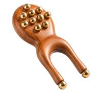Wooden Face Massager, Portable Sculpting Tool, Handheld Beauty Device with Sturdy Layer, Daily Utility with Refined Texture, 3.74x1.5 inches Skincare Category, Relaxation Aid for Arm Back Leg Nose Ey