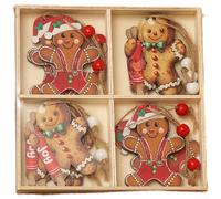 Wooden Faceless Old Man Manufactured for Holiday Decor | Pendants for Holiday Decor, Minimalist Santa Hanging Decorations for Home Garden Festival Party