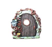 Wooden Fairy Door for Trees, Miniature Garden Decoration, Outdoor Yard Ornament, Whimsical Dollhouse Accessory, Enchanted Gnome Door