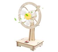 Wooden Fan Construction Toy - Educational Fan Toy, Kid Building Toy, Assembled Fan Toy - Fan Set For Experimental Projects