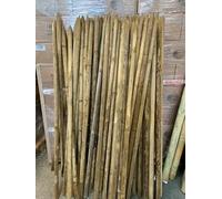 10 x Round Wooden Fence Posts Stakes HC4 Pressure Treated F&G Supplies Not Applicable 1.8m tall x 40mm diameter