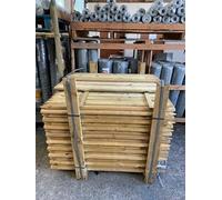 Wooden Fence Posts Stakes HC4 Pressure Treated Wood - 10 Heights and Sizes to choose from! (15, 1.2m x 40mm)